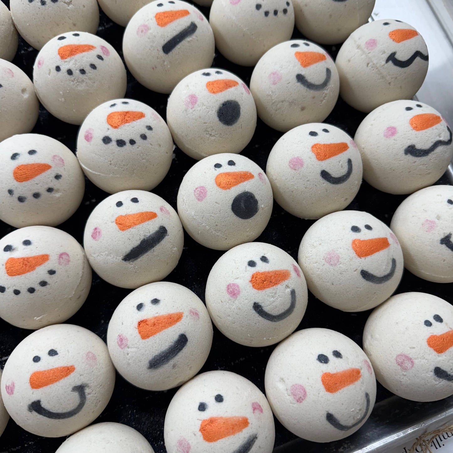 Goat Milk Bath Bomb - SNOWMAN **LIMITED QUANTITY-CAN'T BE REORDERED*