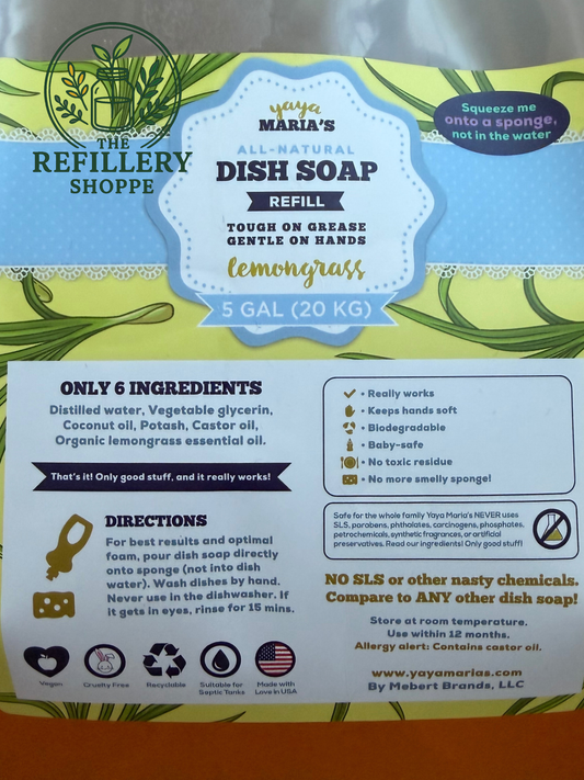Natural Dish Soap/Lemongrass