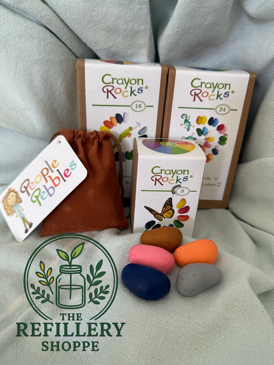 Crayon Rocks/8 colors in a Muslin Bag