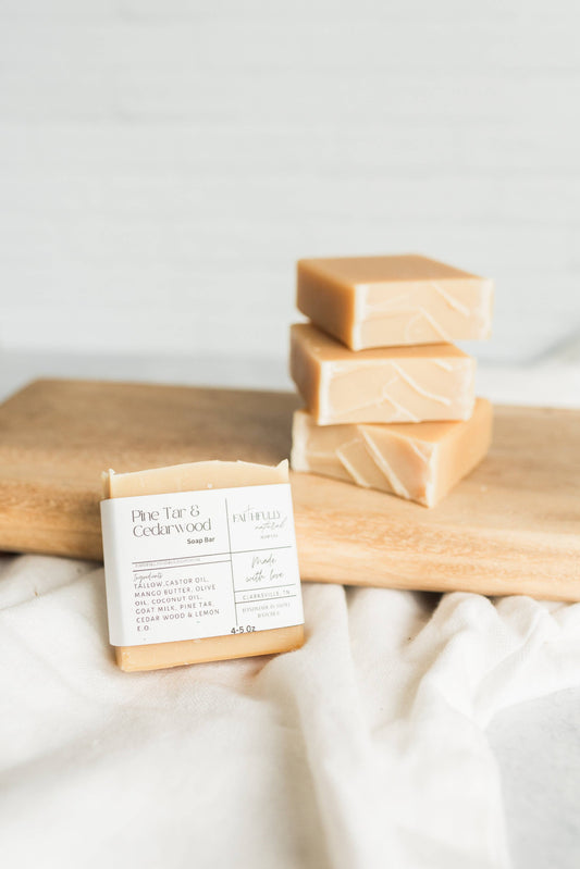Pine Tar-Tallow Soap Bar