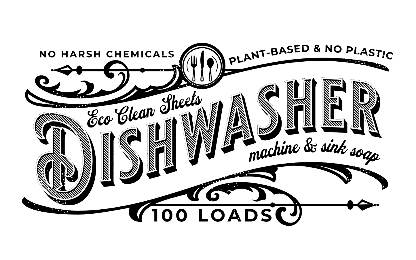 Dishwasher Sheets | Retail or Bulk Display | 100 Loads