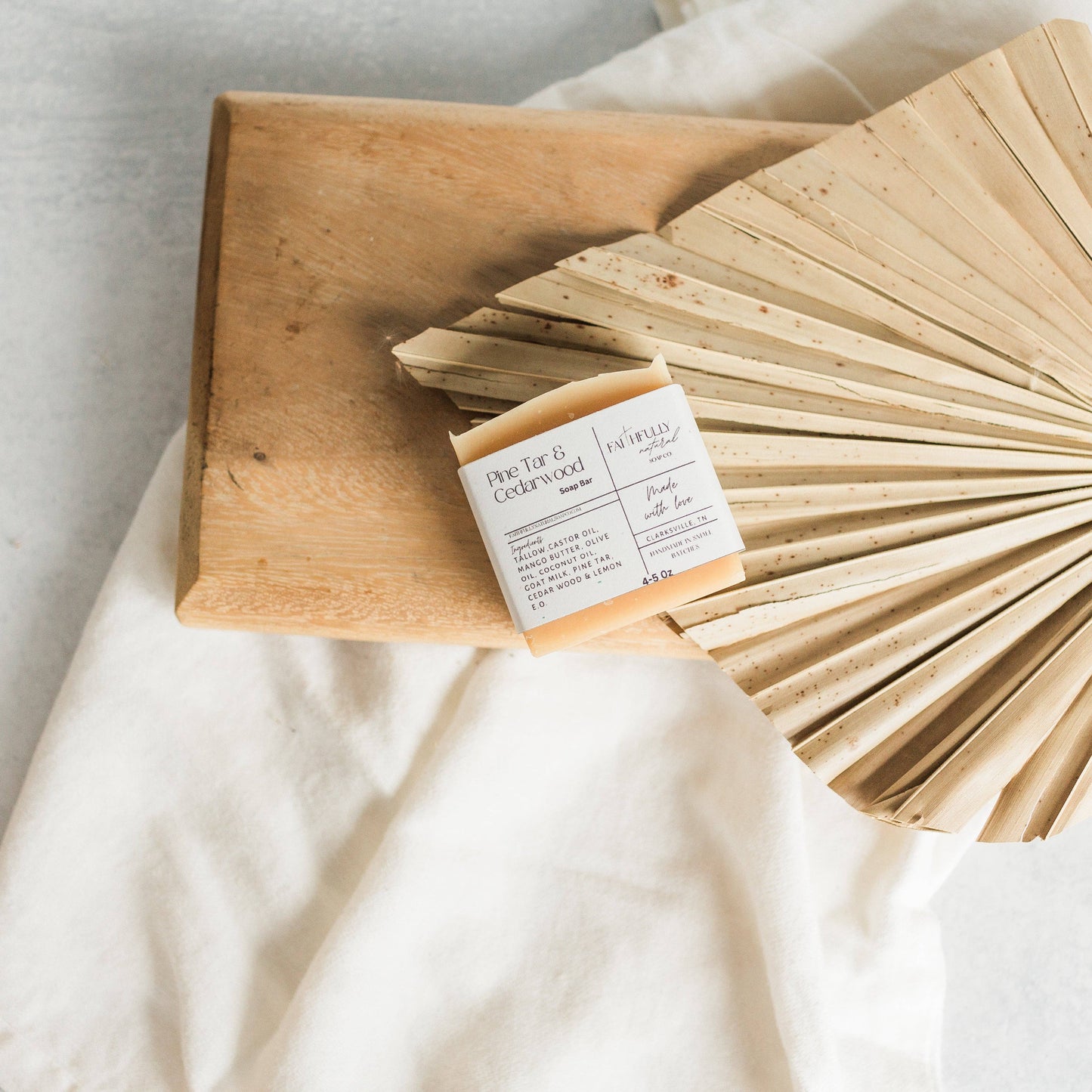 Pine Tar-Tallow Soap Bar