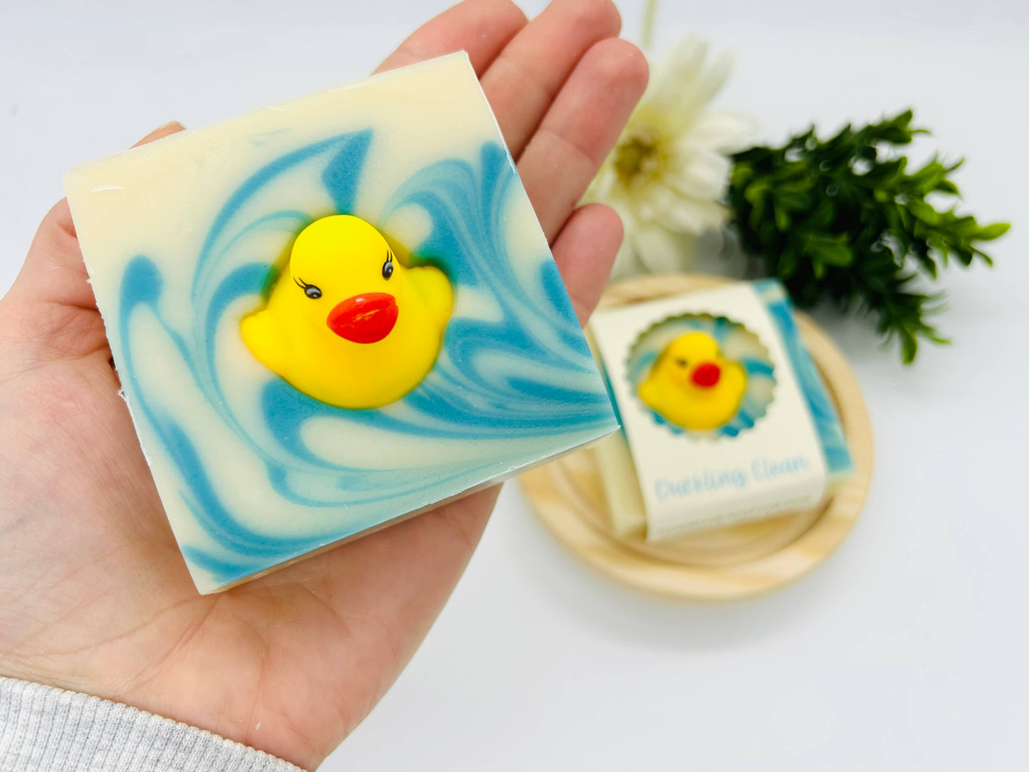 Duckling Clean Handmade Soap Bar for Kids NATURAL VEGAN: Eucalyptus