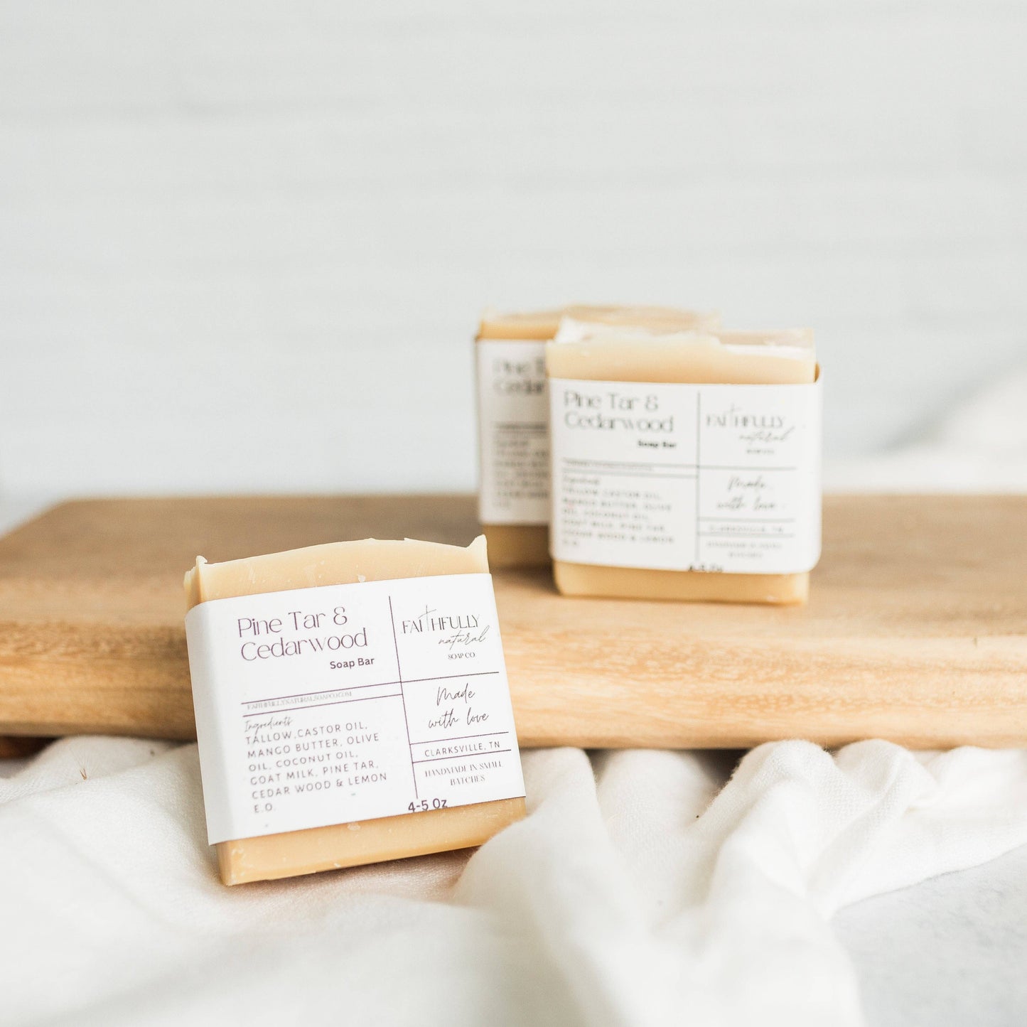 Pine Tar-Tallow Soap Bar