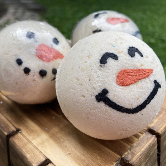 Goat Milk Bath Bomb - SNOWMAN **LIMITED QUANTITY-CAN'T BE REORDERED*